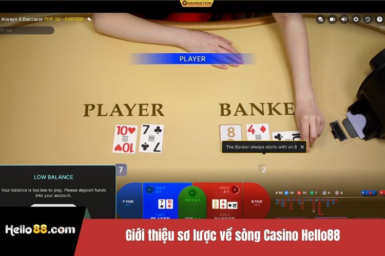 Giới thiệu sơ lược về sòng Casino Hello88