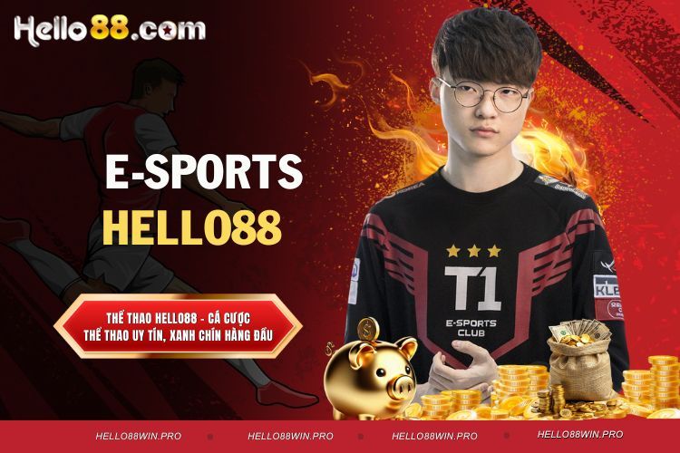 E-sports Hello88 - Sảnh cược đẳng cấp số 1 cho game thủ