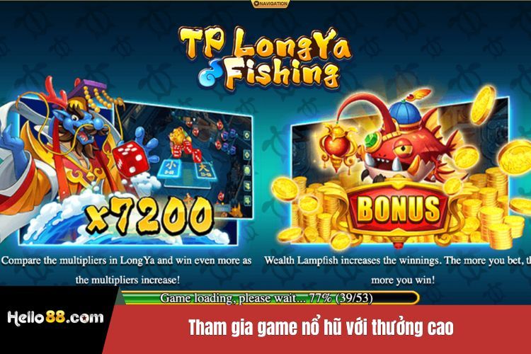 Tham gia game nổ hũ với thưởng cao