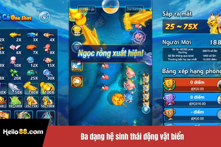 Đa dạng hệ sinh thái động vật biển